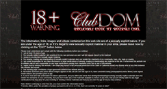 Desktop Screenshot of clubdom.com